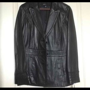 Women's 100% genuine leather jacket